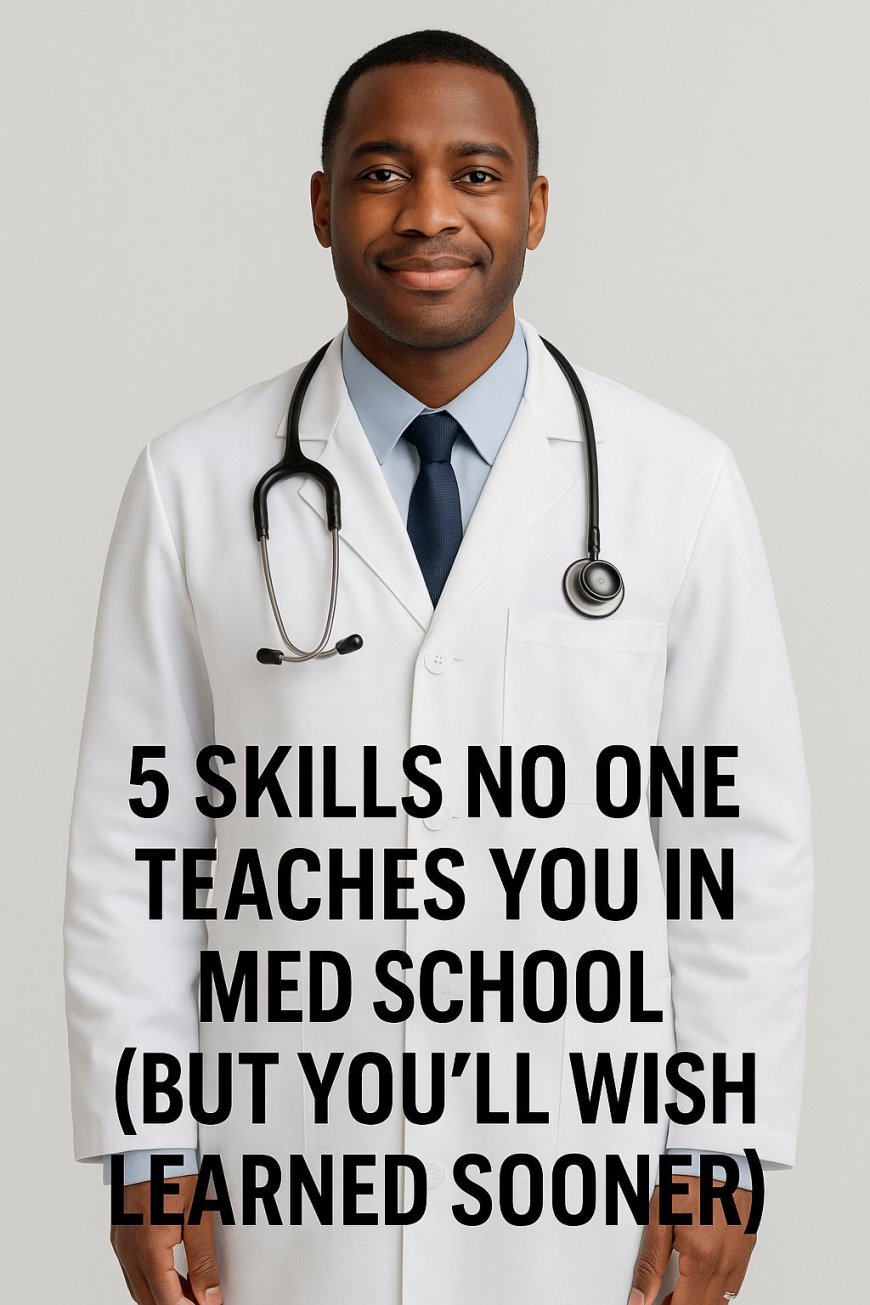 5 Skills No One Teaches You In Med School (But You'll wish Learned Sooner)